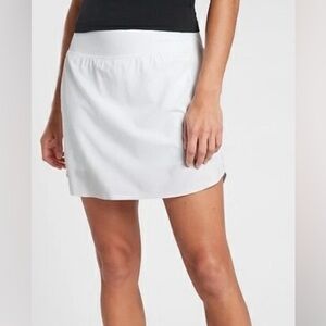NWT Athleta Run With It Skort 16", White, 1X